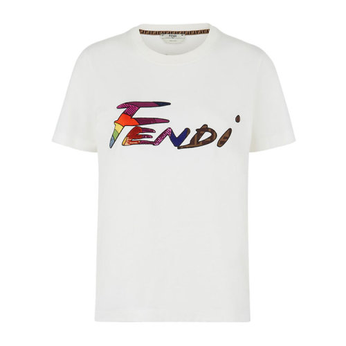FENDI/芬迪T恤 棉質(zhì)T恤 FS7254AJXG