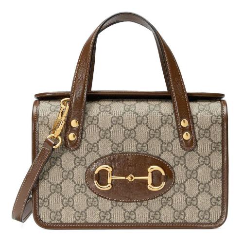  GUCCI古馳 22年秋冬 女士 Gucci 馬銜扣1955系列迷你手提包 645453 92TCG 8563