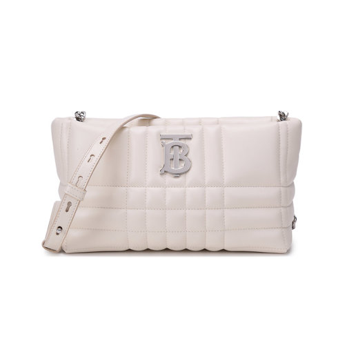 BURBERRY/博柏利女款羊皮小號(hào)TB專(zhuān)屬標(biāo)識(shí)絎縫Lola蘿納包單肩斜挎包 80462271