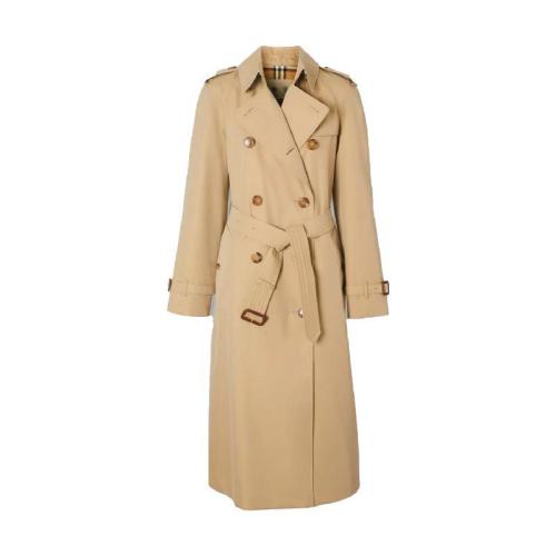  BURBERRY 22年秋冬 女士 滑鐵盧版型 – 長款 Heritage Trench 風(fēng)衣 80280161 預(yù)定商品1-3周發(fā)貨