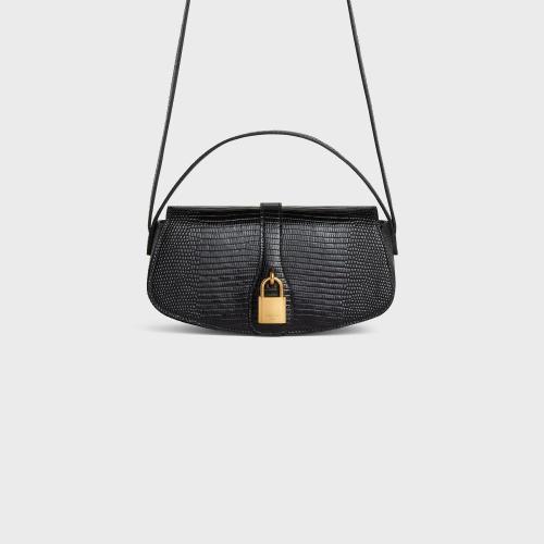  CELINE賽琳思琳 22年秋冬 女士 單肩包 _革飾帶手包 10I594DUB.38NO