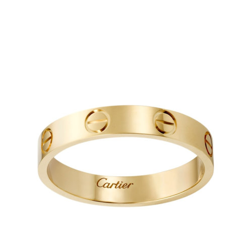 CARTIER/卡地亞 經(jīng)典款LOVE 18K黃金結(jié)婚對戒戒指 B4085000