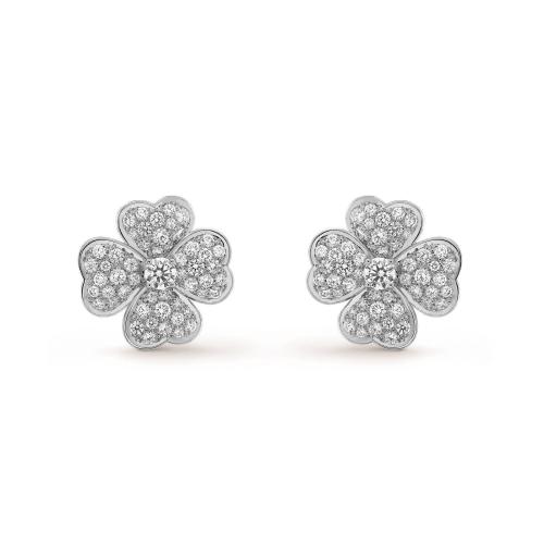  VCA梵克雅寶 22年秋冬 女士 耳環(huán) Cosmos耳環(huán)，中號(hào)款式 VCARO68J00 預(yù)定商品1-3周發(fā)貨