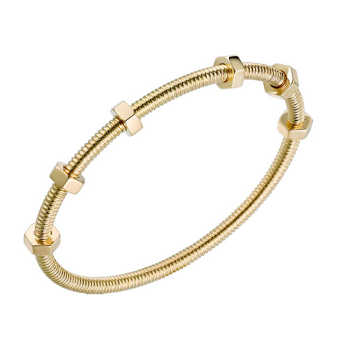 CARTIER/卡地亞 ECROU DE CARTIER 18K金螺絲釘手鏈B6063817