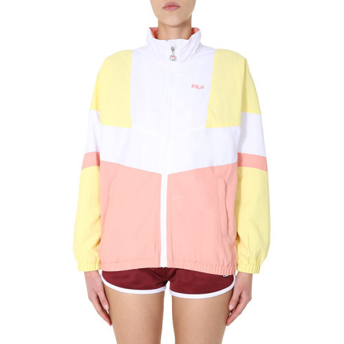 【微瑕】FILA/斐樂  春夏 服裝百搭 女性 logo 黃色 女士運(yùn)動夾克/外套 687494_A467