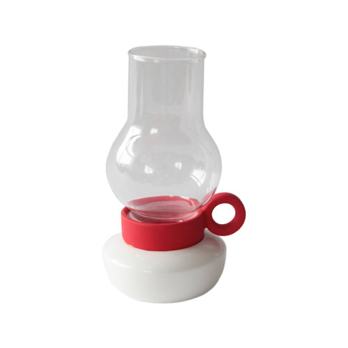 【DesignerLifestyle】Mamamoon/麻麻木Seletti創(chuàng)意家居女士陶瓷玻璃Bugiacandleholder/矮燭臺(tái)紅色