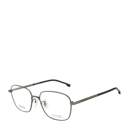 HUGO BOSS/雨果博斯 時尚 休閑 鈦架 方圓框 男女款 光學(xué)鏡架 黑色 槍色 近視 眼鏡框 眼鏡架 BOSS 1143/F 55mm