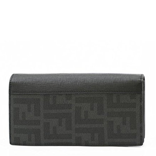 FENDI/芬迪 男士拼色PVC配皮經(jīng)典雙F印花長款錢包手包手拿包男包 7M0186-X4U 多色可選