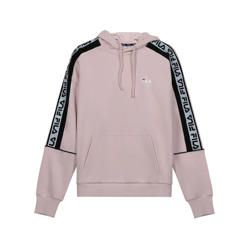 FILA/斐樂 女士棉/聚酯纖維連帽長袖衛(wèi)衣運動衫 688046