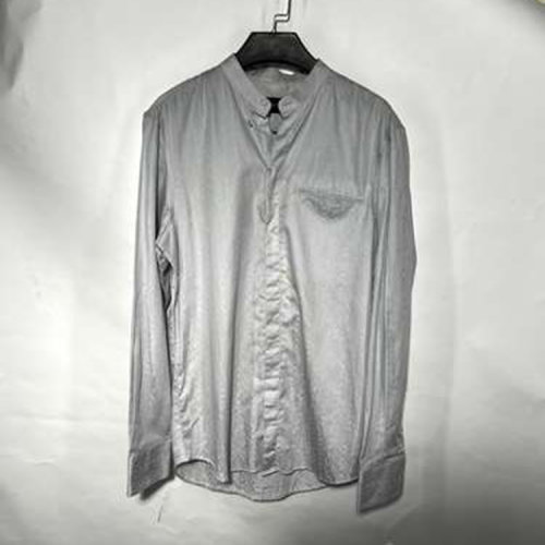 Emporio Armani/安普里奧阿瑪尼 灰色男士長袖襯衫（瑕疵折扣）