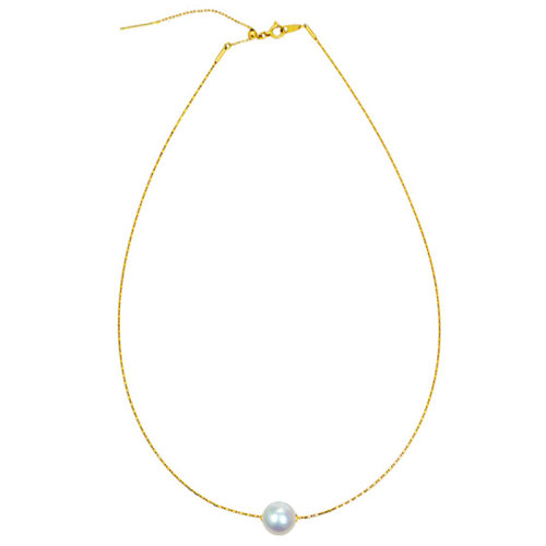 zhuella/珠艾樂 日本akoya海水珠項(xiàng)圈項(xiàng)鏈吊墜簡(jiǎn)約又百搭的精致飾品