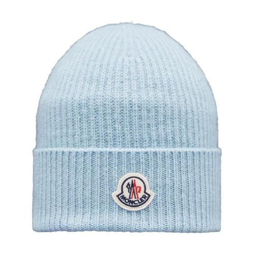  MONCLER蒙可蒙克萊 22年秋冬 女士 帽子 羊毛與羊絨便帽 H20933B00054M1900709