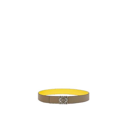  LOEWE羅意威 22年秋冬 男士 腰帶 Anagram belt in soft grained calfskin and smooth calfski