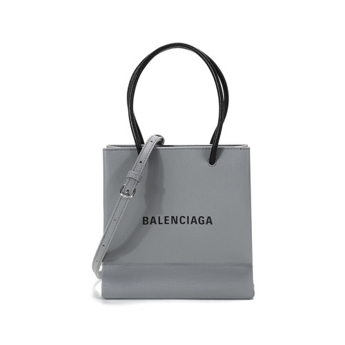 Balenciaga/巴黎世家  女士牛皮革North SouthXXS碼手提單肩斜挎包托特包 597858 0AI2N