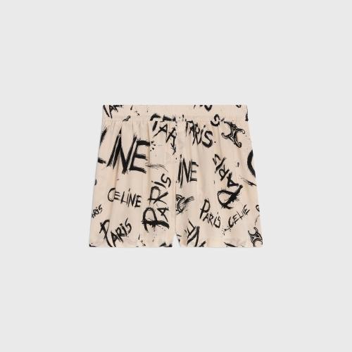  CELINE賽琳思琳 22年秋冬 女士 短褲 雙縐短褲套裝 2P711731R.11CN