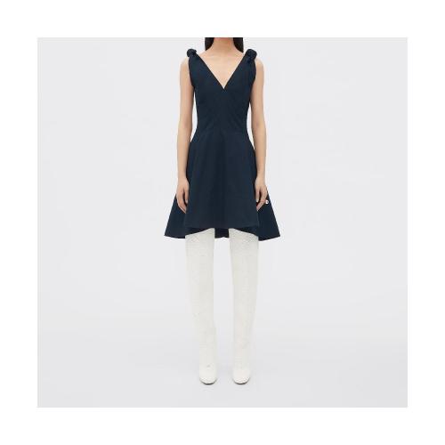  BV葆蝶家 22年秋冬 女士 連衣裙 robe en coton compact 711395V2BL04140