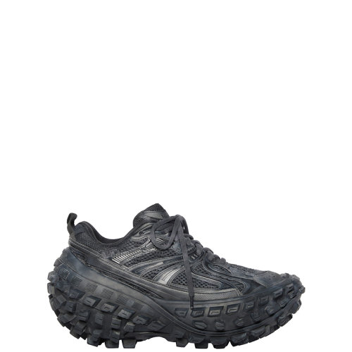 Balenciaga/巴黎世家 22年早春新款 DEFENDER系列 女士黑色尼龍混紡網(wǎng)布運(yùn)動(dòng)鞋685611W2RA61000