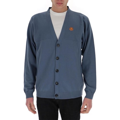  KENZO/高田賢三 男士藍(lán)色棉質(zhì)針織衫/毛衣 FB55CA5813TB 67 PLFSX