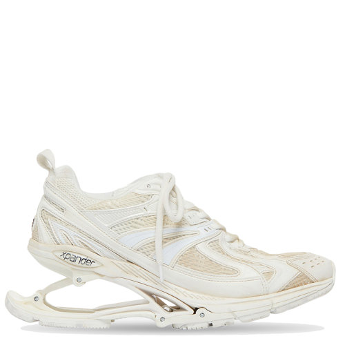 Balenciaga/巴黎世家 X-PANDER系列 女士白色網(wǎng)眼和尼龍運動鞋653870W2RA29000