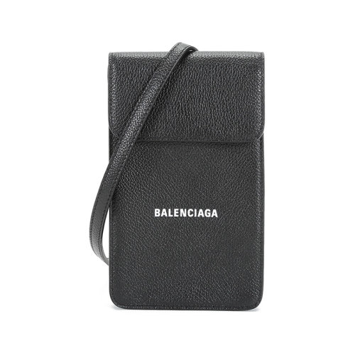 Balenciaga/巴黎世家  男士牛皮革單肩斜挎包手機(jī)包 640536 1IZI3