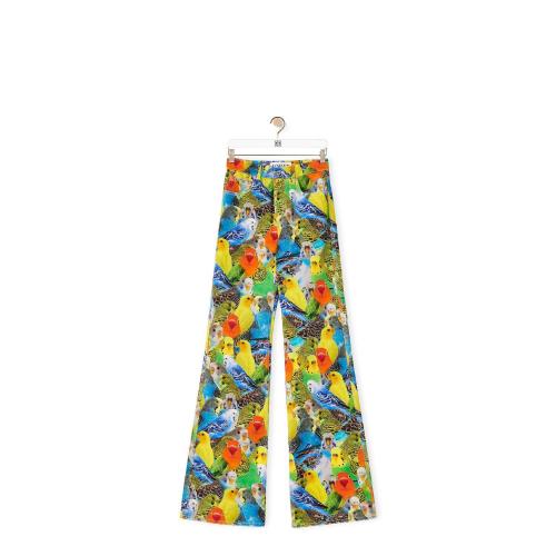  LOEWE羅意威 22年秋冬 女士 休閑褲 Parrots jeans in denim S359Y11X23-9127