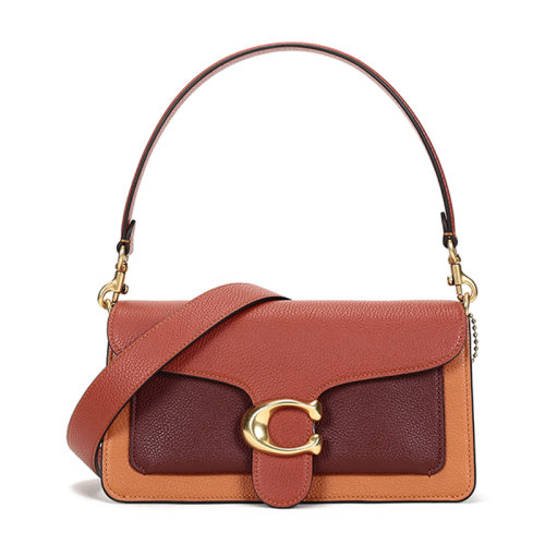 COACH/蔻馳  女士專柜款TABBY系列26號中號皮革手提單肩斜挎包 76105