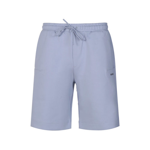 HUGO BOSS/雨果博斯【22春夏新款】男士棉質(zhì)徽標(biāo)飾帶休閑運(yùn)動(dòng)短褲 50461621