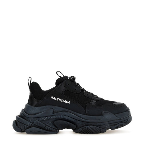 BALENCIAGA 巴黎世家 女士 鞋靴  黑色低幫系帶老爹鞋運(yùn)動(dòng)鞋 女士休閑運(yùn)動(dòng)鞋