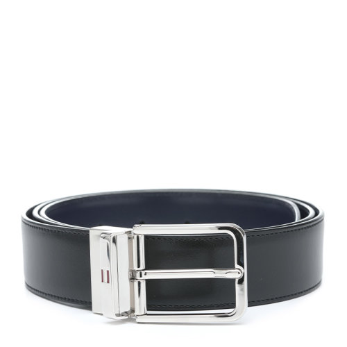 BALLY/巴利簡約休閑雙面用牛皮革針扣式男士皮帶腰帶ARKIN