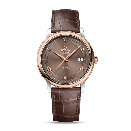 OMEGA/歐米茄 碟飛系列 典雅 同軸腕表 精鋼 18K金 自動(dòng)機(jī)械 男士腕表 424.23.40.20.13.001