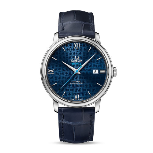 OMEGA/歐米茄 碟飛系列 典雅 奧比斯 同軸腕表 精鋼表殼 皮表帶 自動(dòng)機(jī)械 男士腕表 424.13.40.20.03.003