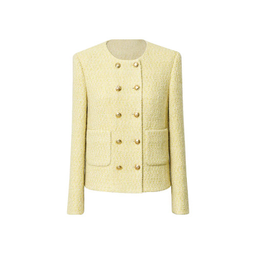 GeleiStory/GeleiStory秋季新款法式修身氣質(zhì)名媛小香風(fēng)外套女士夾克