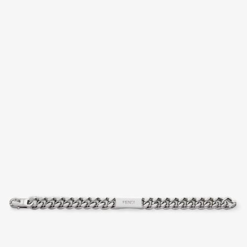  FENDI芬迪 22年春夏 男士 手鏈 銀色手鏈 7AJ543B08F0TH0