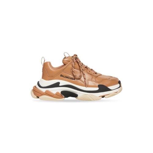  BALENCIAGA巴黎世家 22年秋冬 男士 休閑運(yùn)動(dòng)鞋 Mens Triple S Trainers in Nude 536737W2FAD9