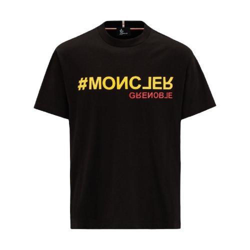  MONCLER蒙可蒙克萊 22年秋冬 男士 短袖T恤 徽標T恤 H20978C000058390T999
