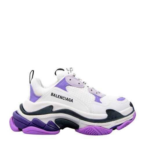 Balenciaga/巴黎世家 女士Triple S系列 時尚拼色厚底老爹鞋低幫運動鞋休閑鞋女鞋