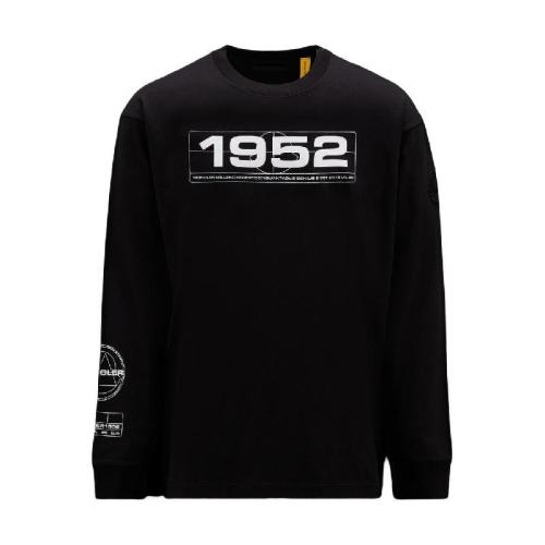  MONCLER蒙可蒙克萊 22年秋冬 男士 長袖T恤 1952徽標長袖T恤 H20928D00004M2326999
