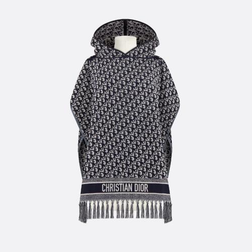  DIOR迪奧 22年秋冬 女士 斗篷 Dior 連帽斗篷 14CDO370I901_C540