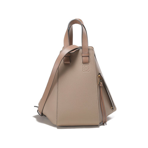 LOEWE/羅意威【22秋冬新款】女士Hammock系列粒面牛皮革手提單肩包吊床包小號(hào) A538S35X51