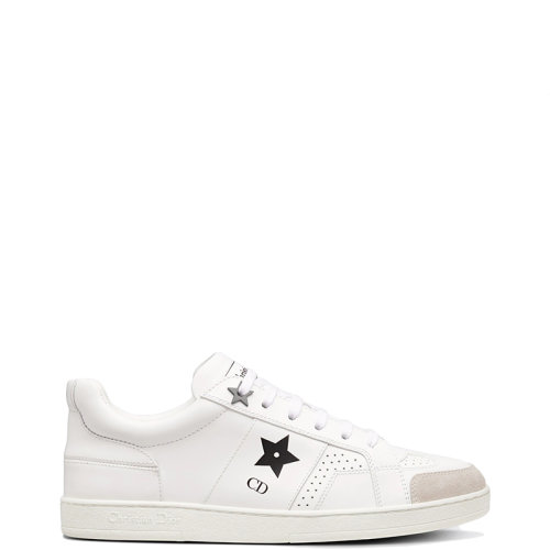 DIOR/迪奧 22年秋冬新款 STAR系列 女士白色牛皮革和絨面革運動鞋KCK361CLD_S19W