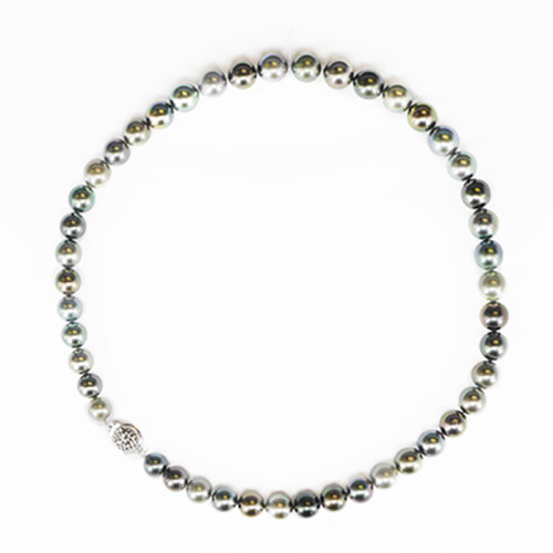 zhuella/珠艾樂(lè) 混彩大溪地黑珍珠項(xiàng)鏈吊墜 低調(diào)神秘的奢華 與眾不同