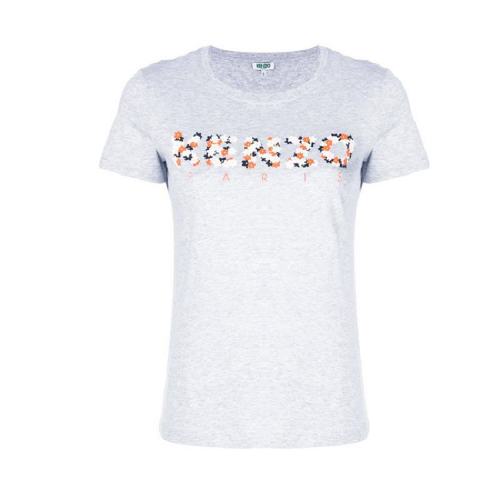  KENZO/高田賢三 女士粉色棉質(zhì)短袖T恤 F852TS72199032 PLFSX