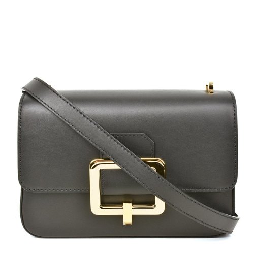 Bally 巴利   女士黑色皮革時(shí)尚單肩斜挎包