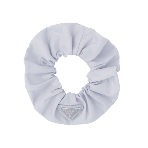 PRADA/普拉達(dá)女士灰藍(lán)色再生尼龍發(fā)束圈1IF015_2DMI_F0591