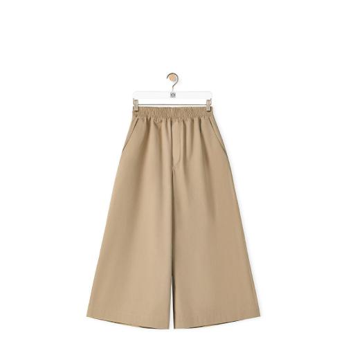  LOEWE羅意威 22年秋冬 女士 休閑褲 Cropped trousers in cotton S359Y04X85-3630