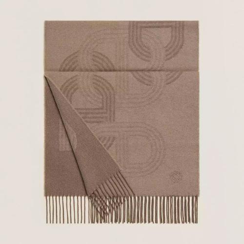  HERMES愛(ài)馬仕 22年秋冬 男士 圍巾 Echarpe Circuit 24 Faubourg H392684T 03