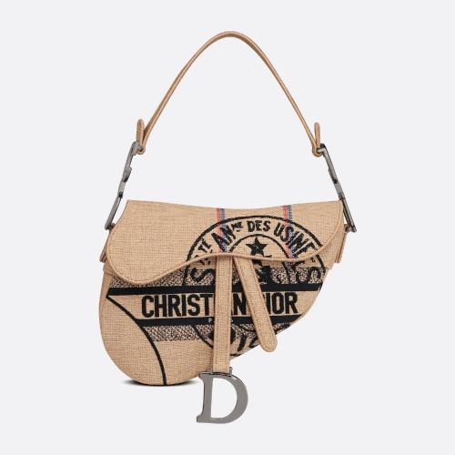  DIOR迪奧 22年秋冬 女士 手提包 Sac Saddle M0446BRUW_M918