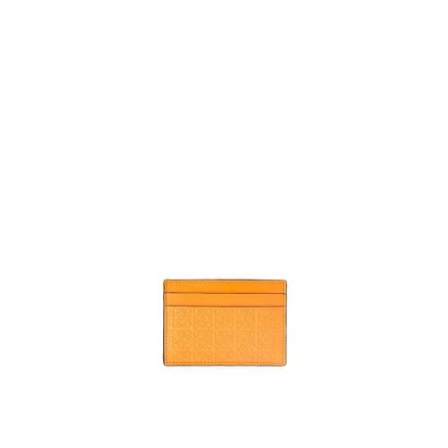  LOEWE羅意威 22年秋冬 女士 卡包 Repeat plain cardholder in embossed silk calfskin C49932