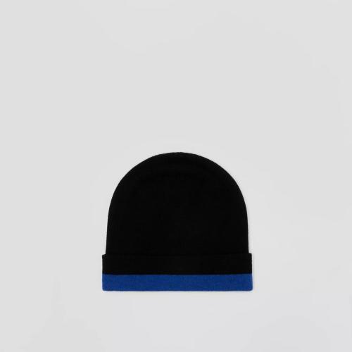  BURBERRY 22年秋冬 男士 徽標(biāo)嵌花羊絨毛線帽 80610361