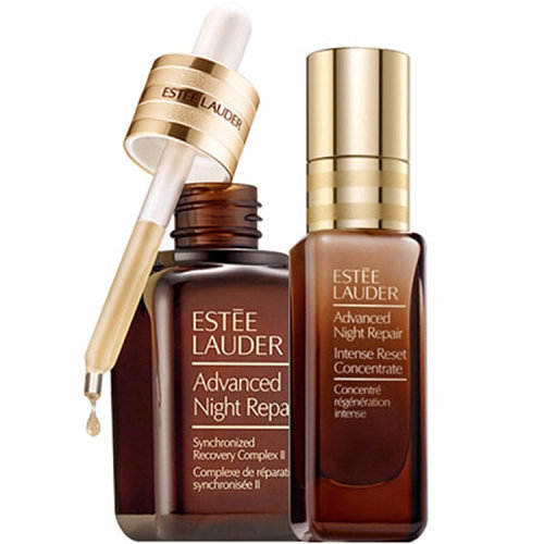 Estee Lauder/雅詩(shī)蘭黛  小棕瓶面部護(hù)理2件套  小棕瓶精華露50ml+高能小棕瓶20ml